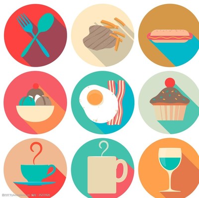 餐桌上的视觉密码 餐饮图标如何改变我们的饮食体验